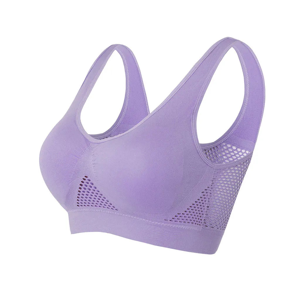Seamless Mesh Sports Bras