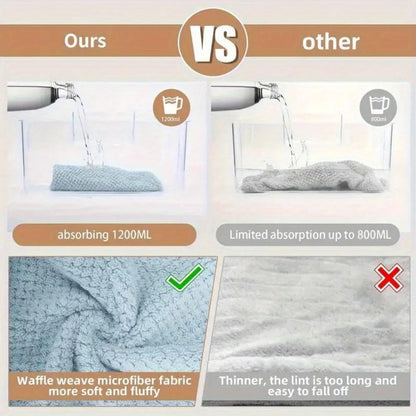 AuraWrap Anti-Frizz Microfiber Hair Towel