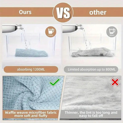 AuraWrap Anti-Frizz Microfiber Hair Towel