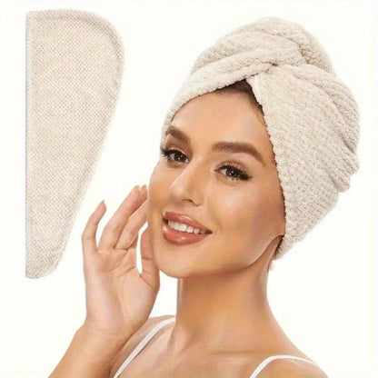 AuraWrap Anti-Frizz Microfiber Hair Towel