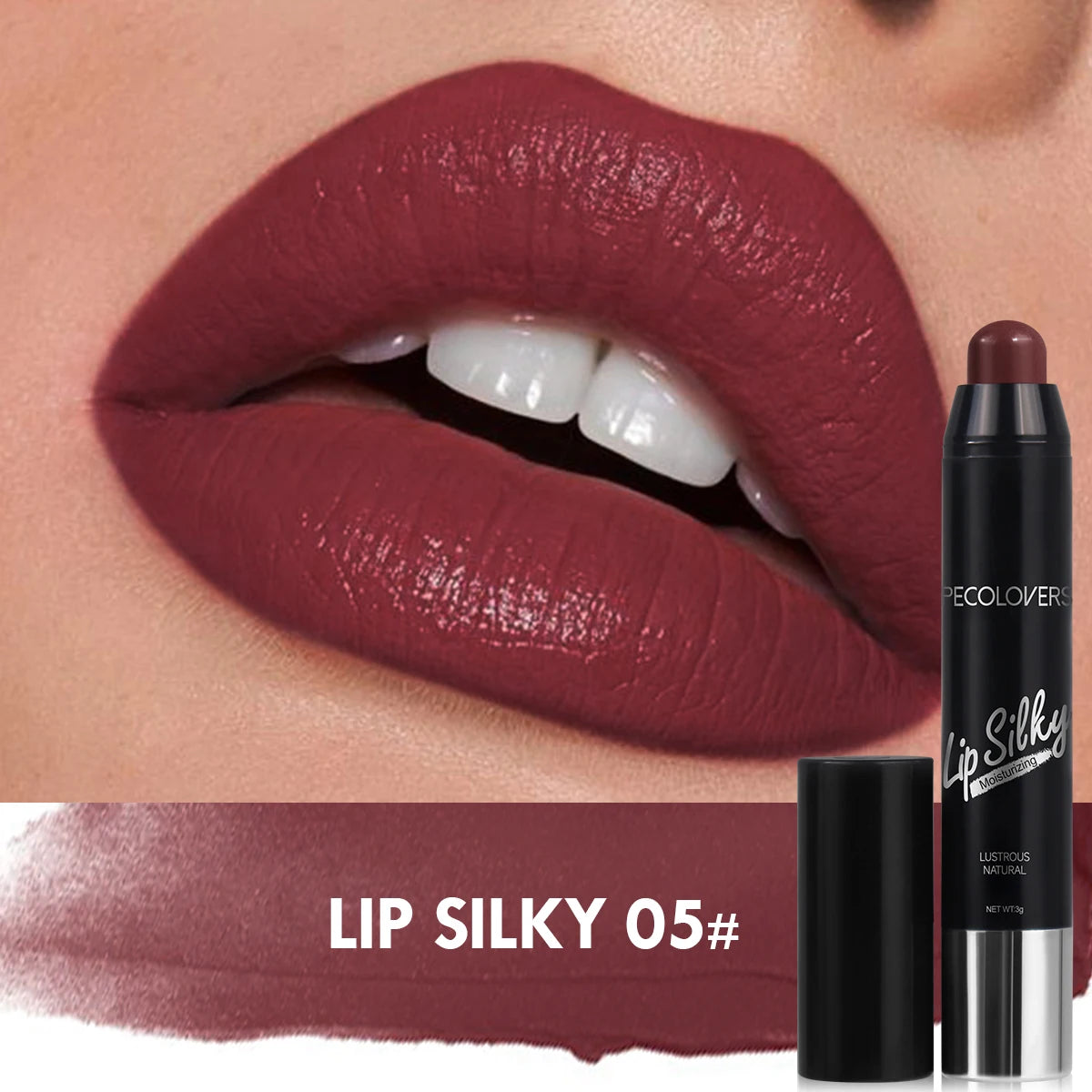 Matte Lipstick Pencil Waterproof Long Lasting