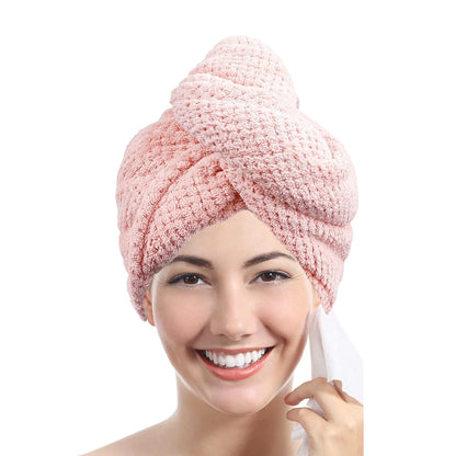 AuraWrap Anti-Frizz Microfiber Hair Towel