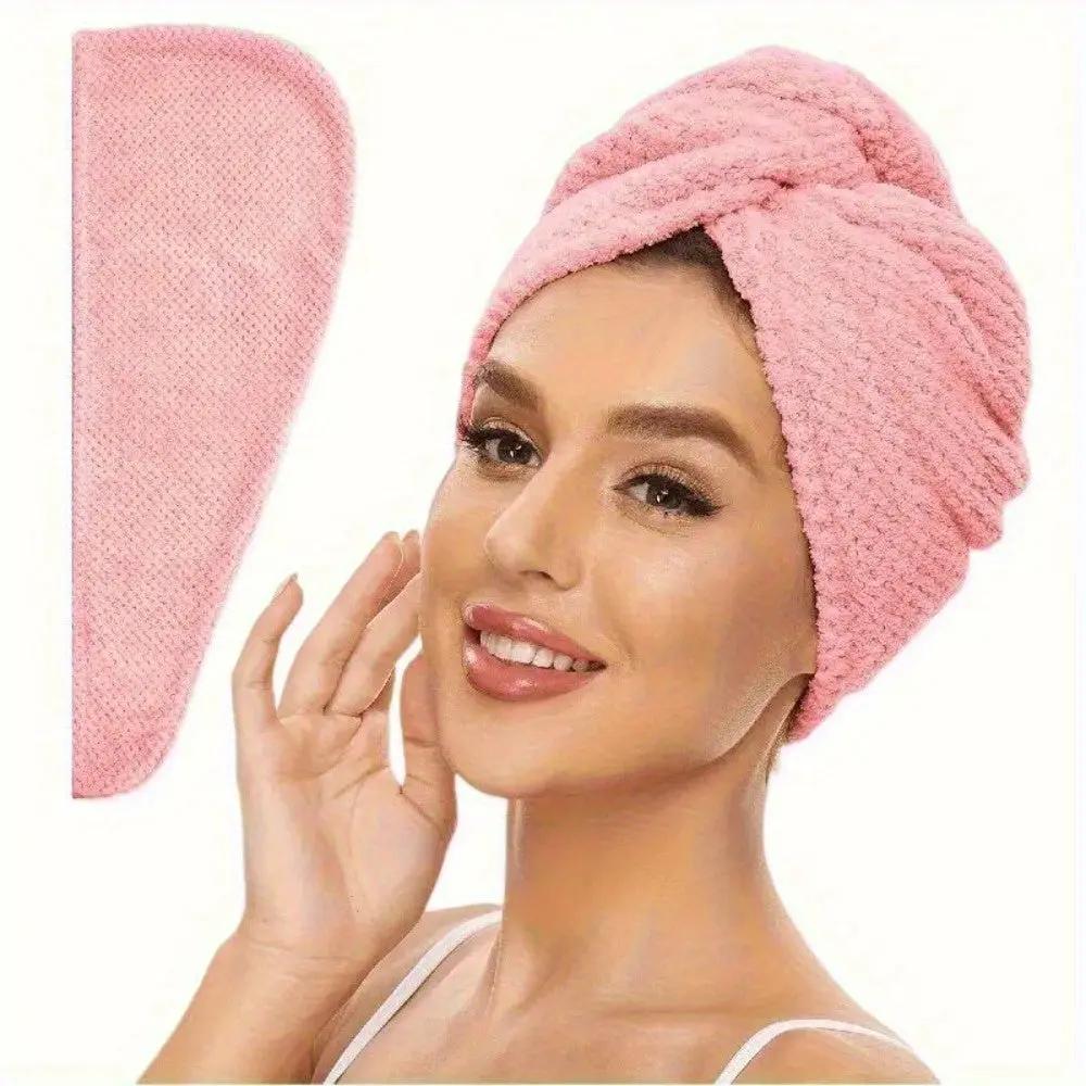 AuraWrap Anti-Frizz Microfiber Hair Towel