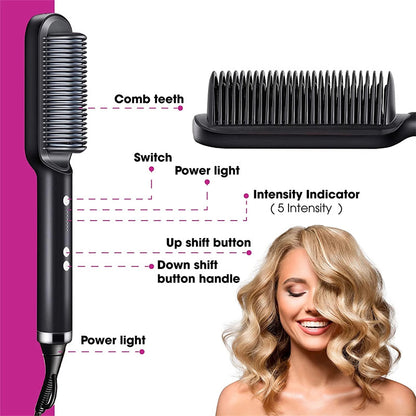 2-in-1 Hair Straightener & Curler